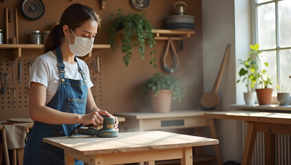 Workshop Wonder: Woman Mastering Furniture Restoration