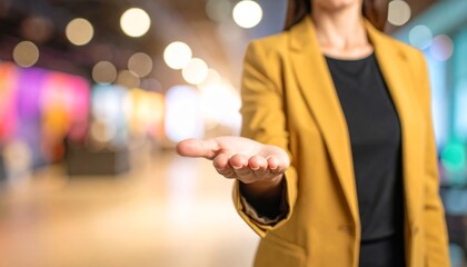 Una mano extendida en señal de apertura profesional y compromiso con nuevas alianzas estratégicas, mostrando disposición para construir relaciones comerciales sólidas y sostenibles a largo plazo.