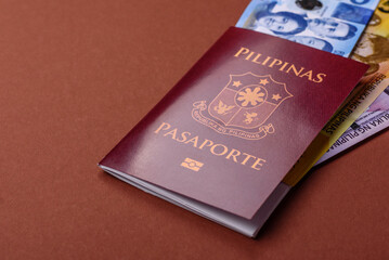 Philippines passport for travelling, flying and doing business. Philippines document