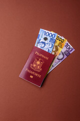 Philippines passport for travelling, flying and doing business. Philippines document