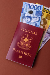 Philippines passport for travelling, flying and doing business. Philippines document