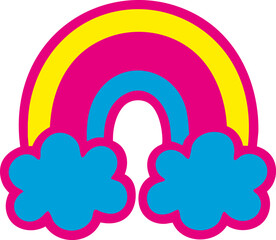 vector illustration of an abstract cloud