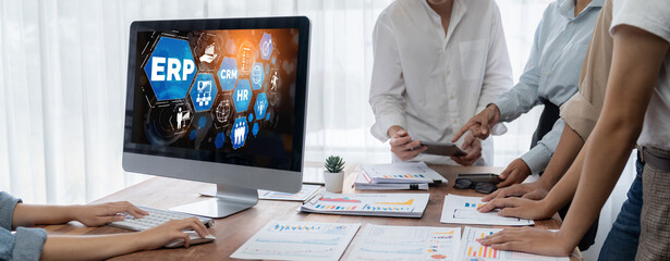 ERP enterprise resource planning software for brisk business to plan the marketing strategy