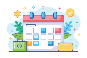 Schedule planning with a focus on prioritizing important tasks for effective time management and organization