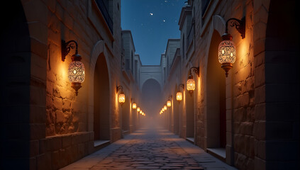 Mystical Medina: A Lantern's Embrace