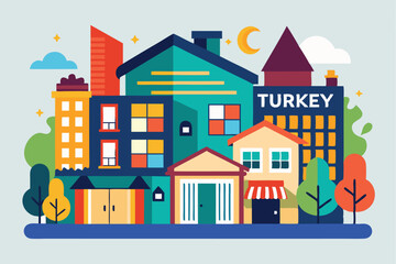 Fototapeta premium Explore turnkey rental opportunities in Turkey’s vibrant real estate market with diverse properties for buying or renting in prime locations