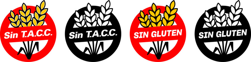 Sin TACC, gluten free signal.
