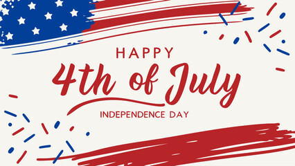 Obraz premium 4th of july independence