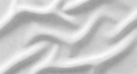 White Fabric Texture Wavy Pattern