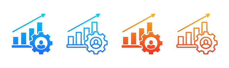 Skill Improvement icon sheet multiple style collection