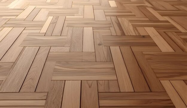 Seamless Wooden Floor Texture: Herringbone Pattern for Interior Design 