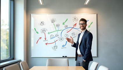 Business Vision: Highlighting Concepts in a Creative Workspace