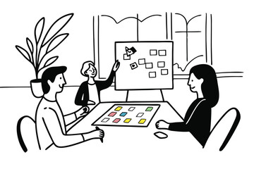 businessman teamwork office