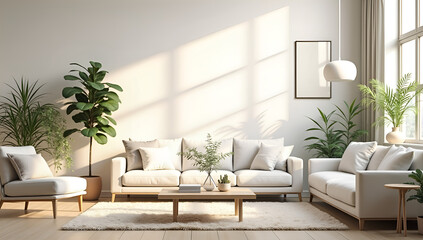 Golden Hour Tranquility in a Scandinavian Oasis