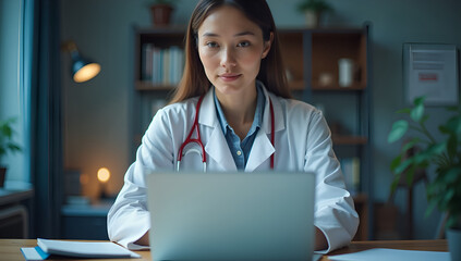 Warm Glow of Doctor During Teleconsultation