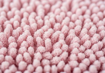 Pink plush pile creates a cozy soft feel evoking warmth and comfort in an inviting home interior