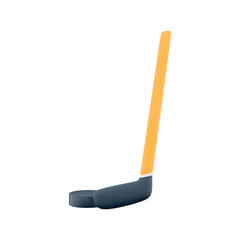 A simple illustration of a golf club, highlighting its shape and design for sports-related graphics.