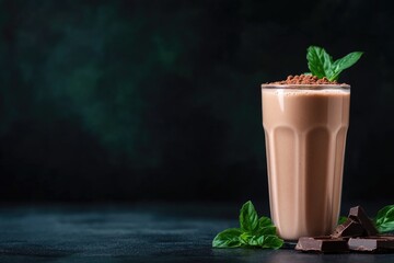 Vanilla Chocolate Smoothie with Cookie Dust