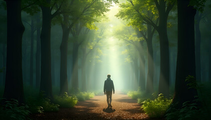 Whispers of Light in the Woodland