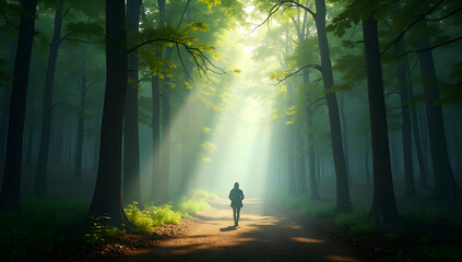 The Enchanting Calm of a Forest Path