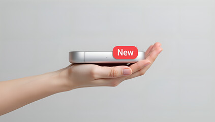 A Glimpse of Innovation: Modern Gadget in Hand