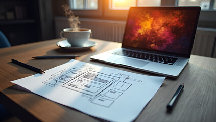 Design Harmony: Sketches Meet Final UI on Screen