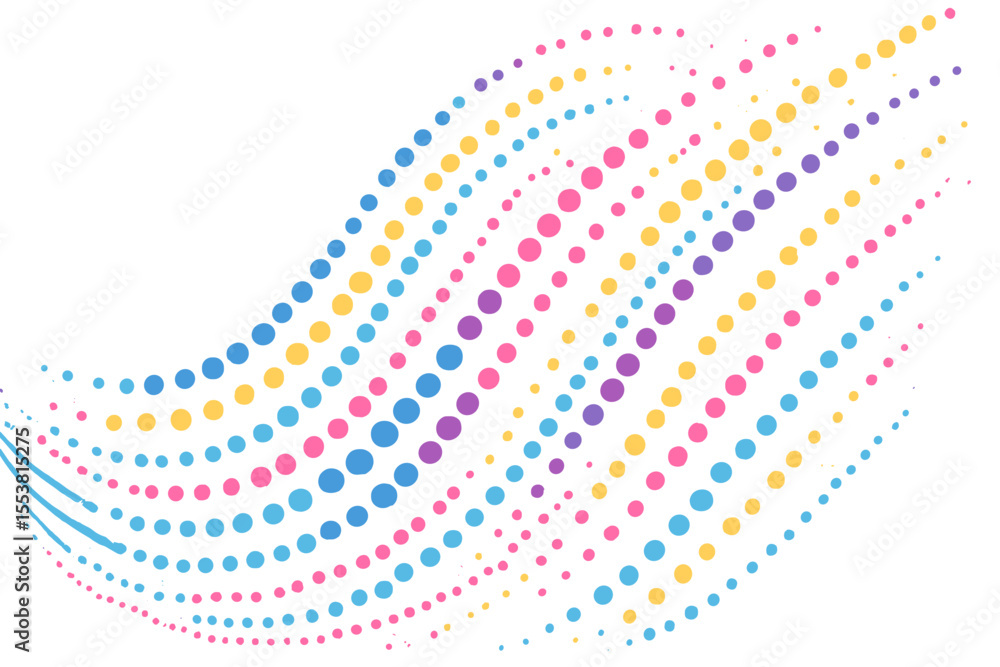 Poster a dynamic motion futuristic abstract background is dotted throughout