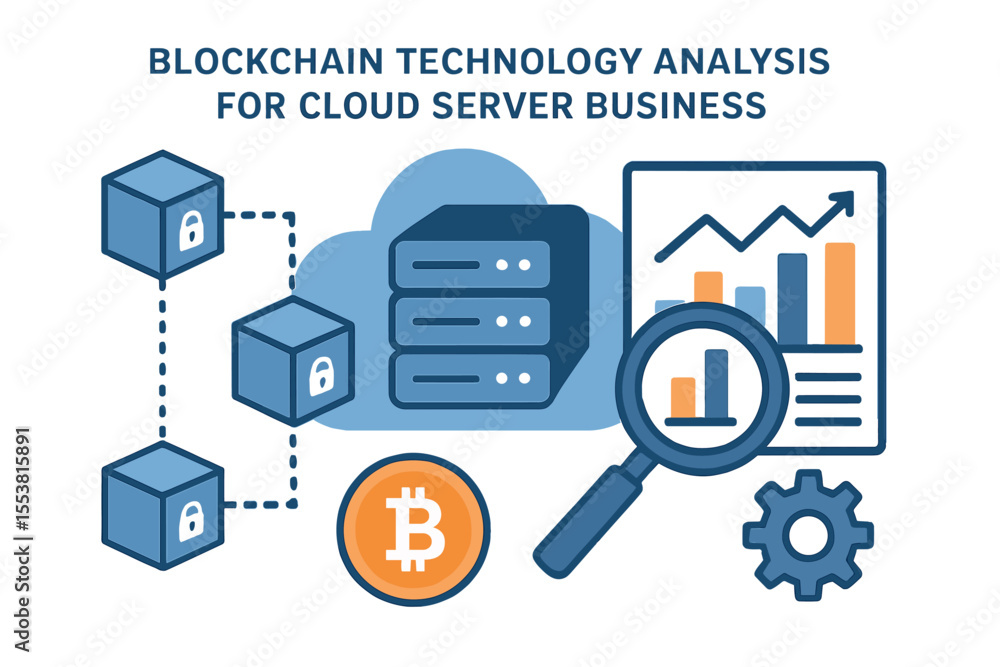 Poster analysis of blockchain technology for cloud server business