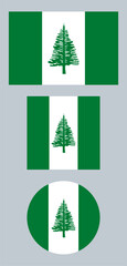 
Norfolk Island Flag PNG – Flag of Norfolk Island in Round and Standard Formats.