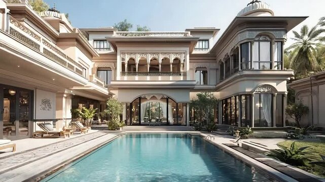 udaipur royal modern home indian architecture video