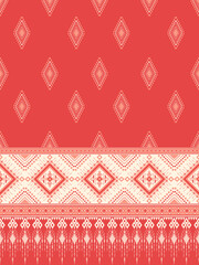 Elegant patterned textile design background.