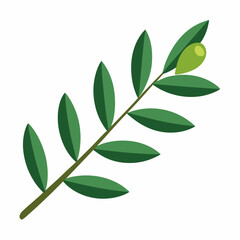 Fototapeta premium green leaves vector