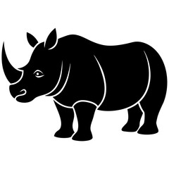 Obraz premium rhino vector illustration