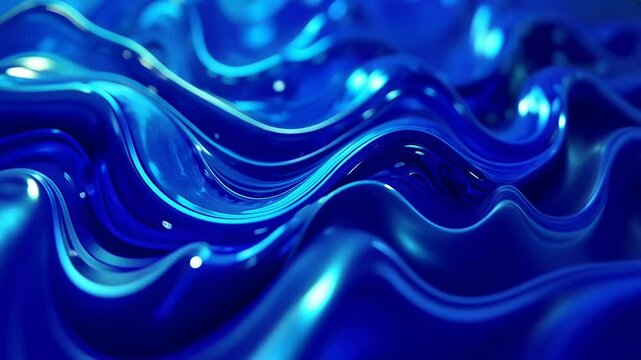 Abstract background glass distortion, optical refraction, fluid dynamics. Visual perception. Light bends through warped glass. Fluid waves depict serene motion. Perception altered by smooth