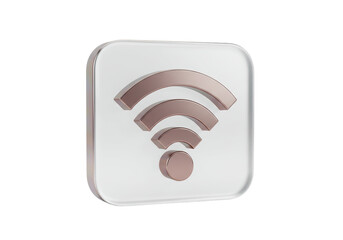 Isolated Wifi Icon Wireless Network Connectivity