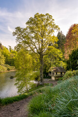 Scenic View of an Old Boat House of a Country House in South East Scotland
