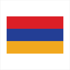 The armenian flag, a symbol of national pride, waves proudly, showcasing its vibrant tricolor of red, blue, and orange