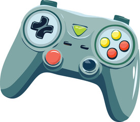 Energetic Game Controller Dancing with Joy Vector Illustration