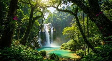 waterfall in the forest
