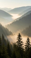 Obraz premium sunrise in the mountains