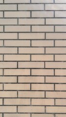 Brick wall background close up vertical picture.