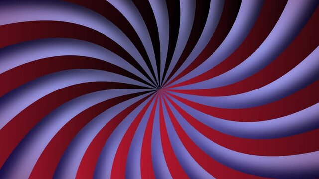 Illustration vector graphic retro Red black and white circus spiral comic background video