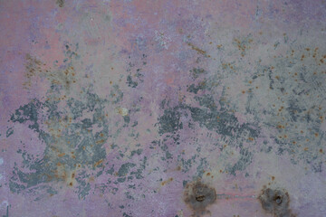 Abstract Rusted Metal Texture with Faded Paint