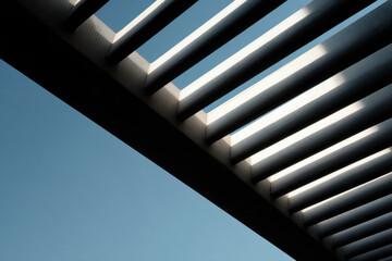 modern architectural facade emphasizing design elements that create play of shadows and light