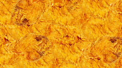 Chicken Strips Pattern, Breaded Nuggets Wallpaper, Crispy Fry Chicken Meat