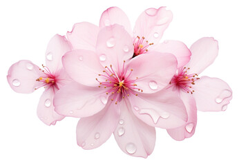 PNG Photo of cherry blossom petal flower plant.