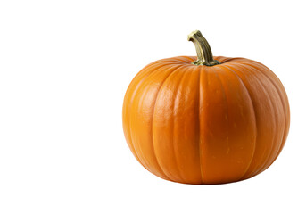 A Single Pumpkin isolated on transparent background