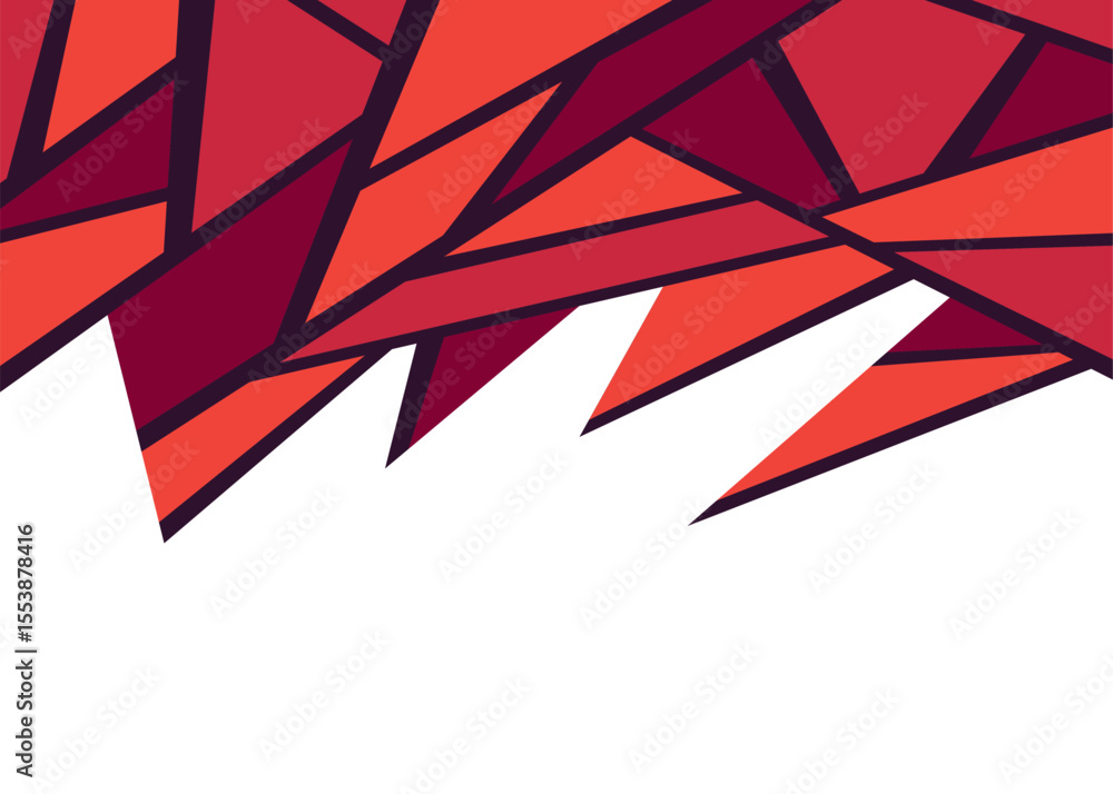 Poster abstract background with colorful geometric lines pattern and with some copy space area