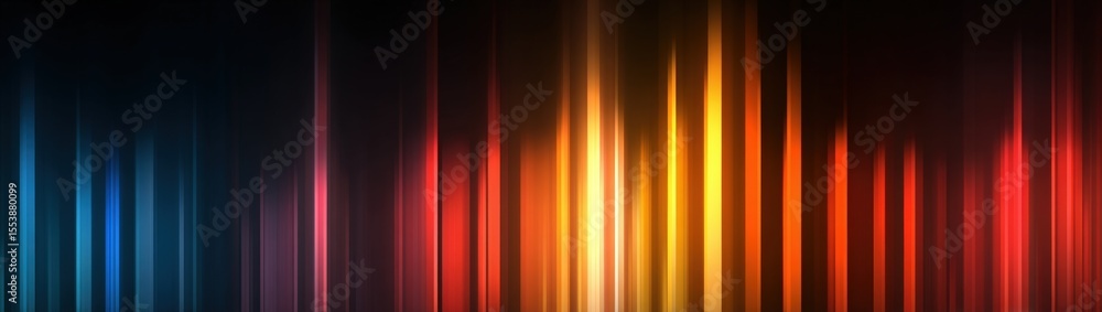 Poster vibrant colorful vertical light bars abstract digital background for technology and music events cre