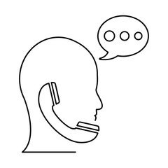 Phone conversation Icon